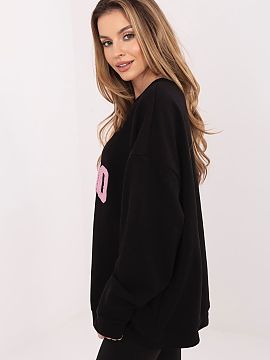 sweatshirt Relevance  Stylish women\'s oversized blouse, perfect for everyday casual styling. The loose fit provides freedom of movement and high wearing comfort,