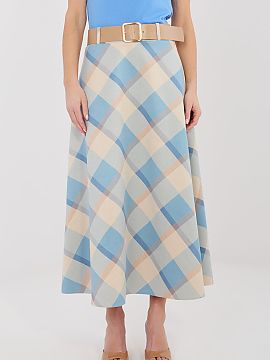 Long skirt Italy Moda  Stylish maxi skirt with a flared cut, which will work perfectly in both everyday stylizations and work outfits. The model stands out with a 