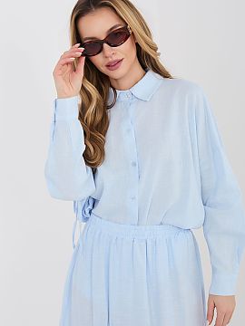 long sleeve shirt Italy Moda  Women\'s casual shirt that will work perfectly in both everyday outfits and at work. The classic, smooth pattern makes the model universal a