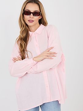 long sleeve shirt Italy Moda  Women\'s casual shirt, perfect for both everyday styling and work. The classic, smooth pattern makes the model versatile and easy to combine