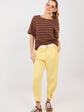 Sweatpants Italy Moda  Women\'s casual sweatpants, created with comfort in mind for everyday wear. The smooth patterned design is perfect for casual styling, wheth