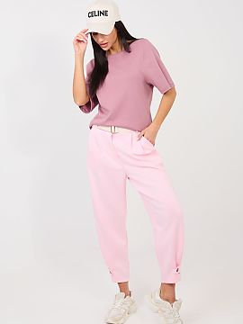 Sweatpants Italy Moda  Women\'s casual sweatpants, created with comfort in mind for everyday wear. The smooth patterned model will be perfect for casual styling, w