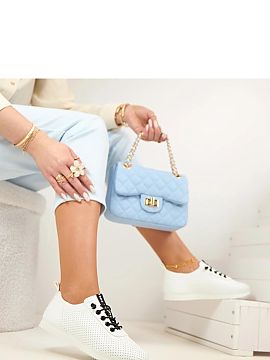 Trampki Solea  Stylish openwork sneakers are the perfect combination of comfort and modern style. Thanks to the openwork structure of the upper, the shoes 