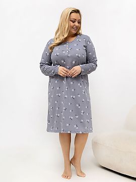Plus Size Nightgown Forever Pink  