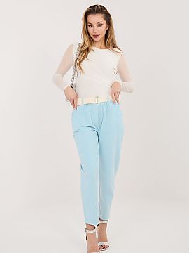 corduroy trousers Italy Moda  Women\'s corduroy trousers with an elegant cigarette cut, which will work perfectly in everyday stylizations. Made of high-quality cotton an