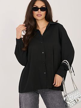long sleeve shirt Italy Moda  Women\'s casual shirt, which will work perfectly both in everyday stylizations and at work. The classic, smooth pattern makes the model vers