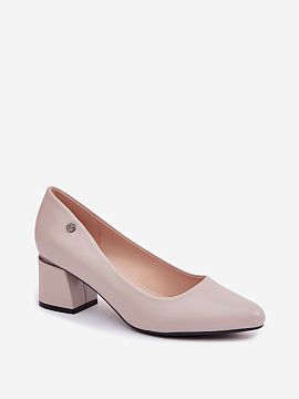 Block heel pumps Step in style