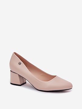 Block heel pumps Step in style