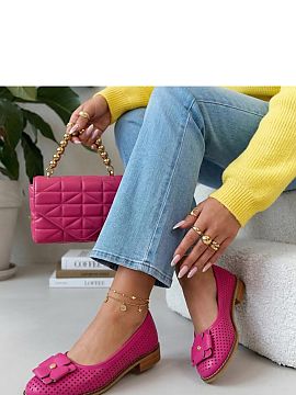 Balerinki Solea  Elegant cutout ballerinas are a perfect combination of comfort and feminine style. Made of high-quality natural leather, they provide comfor