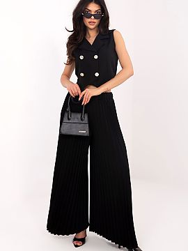 Complete Italy Moda  Women\'s set consisting of a vest and pants is an elegant and versatile proposal that will work well in everyday stylizations, for work, as 