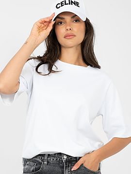T-shirt Rue Paris  Women\'s basic T-shirt with a casual character is an indispensable element of everyday wardrobe. The smooth cut makes it extremely versatile