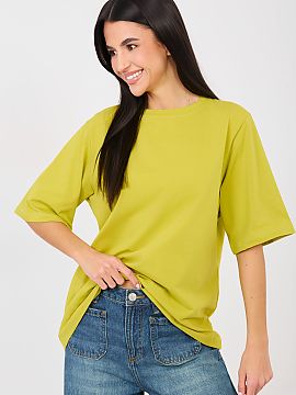 T-shirt Rue Paris  Women\'s basic or casual T-shirt is an indispensable element of everyday wardrobe. Smooth cut makes it extremely versatile and easy to style