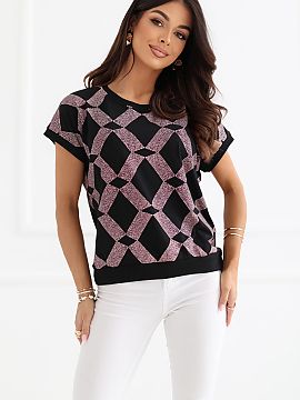 Bluzka Relevance  A women\'s everyday blouse is a comfortable and stylish option for various occasions. Made of a pleasant to the touch blend of cotton and el
