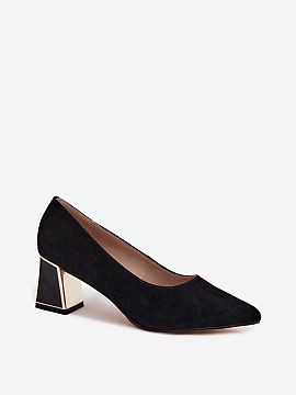 Block heel pumps Step in style