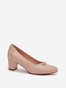 Block heel pumps Step in style