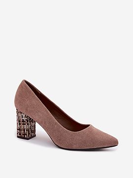 Block heel pumps Step in style