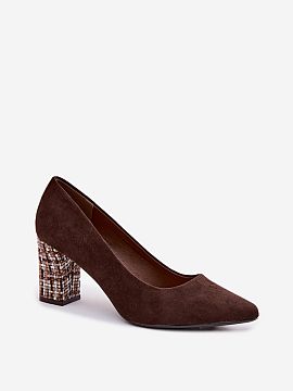 Block heel pumps Step in style