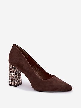 Block heel pumps Step in style