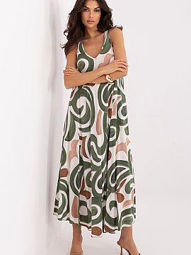 day dress Italy Moda  A summer dress with a flared cut is a light and eye-catching proposition perfect for everyday styling. Its loose fit beautifully complements