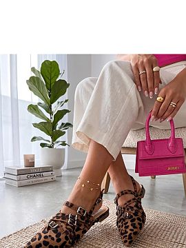 Balerinki Solea  Stylish ballerina flats with an open heel are a combination of classic elegance with a modern accent. Made of eco-leather, they look excepti