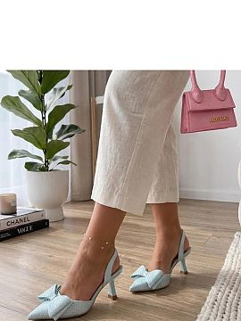 High heels Solea  Elegant high heels with an exposed heel are a unique proposition for women who appreciate elegance and subtle glow. Made of high-quality eco