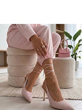 Laced stilettos Solea  Elegant lace-up high heels are a unique proposition for women who want to combine classic style with eye-catching details. Made of high-qual