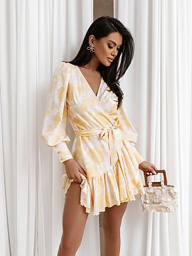 day dress LaBalancia  The dress ANNA Vibrant yellow is a proposal for women who appreciate the combination of classic style with modern comfort. Made of high-qual