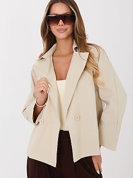 Coat Rue Paris  A short women\'s coat ideal for the spring/summer season is a perfect choice for women who value comfort and timeless style. Maintained in a