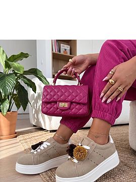 Platform sneakers Solea  Stylish lace-up sports shoes are the perfect combination of comfort and a stylish look. Their classic, sporty design makes them fit perfectl