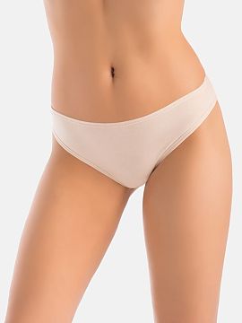 T-backs Teyli  Women\'s bamboo thongs in beige color. They are made of natural and pleasant bamboo fiber, which is extremely delicate, breathable and, in a