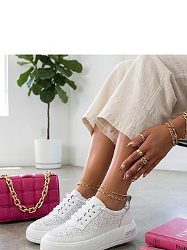 Platform sneakers Solea  Stylish platform sports shoes are a combination of comfort, quality, and modern design. Made of natural leather, they guarantee durability a