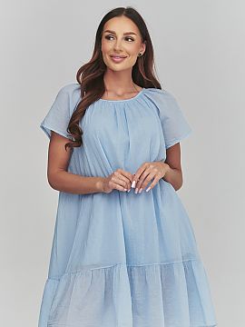 Daydress Makadamia  The loose women\'s dress is a combination of comfort, feminine style, and subtle lightness. Made of delicate, breathable fabric, it will wor