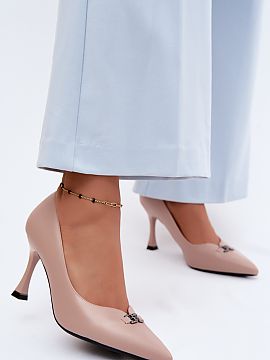 High heels Step in style  Women\'s heels from the Vinceza brand are an elegant proposition for special occasions and celebrations. The classic cut combined with a sli