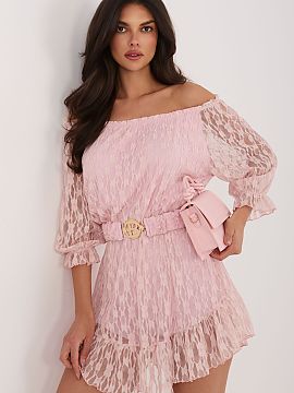 Suit Italy Moda  An elegant women\'s jumpsuit is a unique proposal combining comfort and a stylish, feminine look, perfect for everyday wear. The model made 