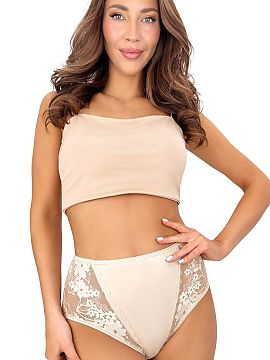 Panties Donna  High-waisted figs 272, made of high-quality cotton, provide comfort and breathability throughout the day. Smooth, full back ensures comforta