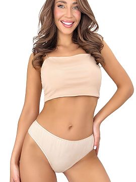Brazilian style panties Donna  Brazilian 270 made of high-quality cotton provide comfort and convenience throughout the day. The smooth front gently fits the silhouette, e