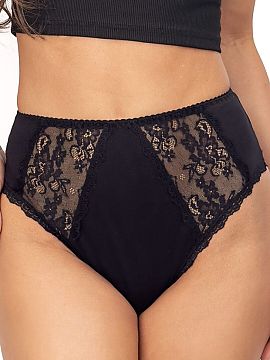 Panties Donna  High-waisted women\'s briefs in size 246 are a proposal combining elegance with everyday comfort. Made of soft viscose, they ensure a pleasa