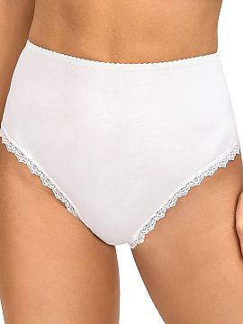 Panties Donna  Cotton women\'s full briefs 251 is a proposition for women who appreciate comfort and subtle elegance. The full cut and high waist make the 