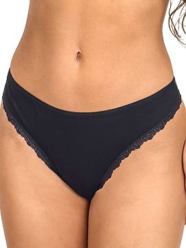 Brazilian style panties Donna  Brazilian cotton women\'s panties 253 is a proposition for women who appreciate the combination of subtle elegance and everyday comfort. The