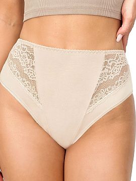 Panties Donna  Classic panties with an elegant, feminine cut, combining comfort and style. The model has a smooth back and covered sides, ensuring a perfec