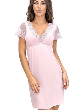 Nightshirt Donna  Elegant and extremely comfortable nightshirt, created with comfort and feminine style in mind. The model without underwires in the cups ensu