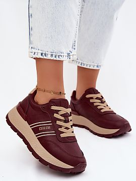 Sport Shoes Step in style  Ladies\' sneakers from the Big Star brand are a fashionable and comfortable option for everyday wear. Made from eco-leather, they look styli