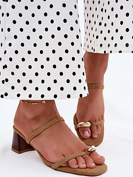 Heeled sandals Step in style