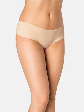 Panties Teyli  Women\'s panties in a classic cut in beige. Made of high-quality material, which guarantees longer life and comfortable use. The panties hav