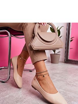 Ballet flats Solea  Stylish beige ballerina flats are a perfect combination of classic style and everyday comfort. Their universal design makes them great for b
