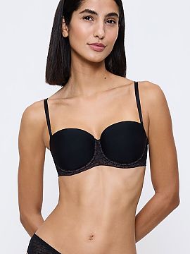 Padded bra Triumph  The underwired bra with detachable straps Signature Sheer 10224861-0004 is a perfect combination of modern design, comfort, and versatility.