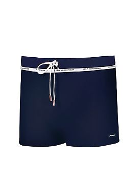 Swimming trunks Barontex  Men\'s swim trunks in classic navy color are an excellent choice for men who value comfort, functionality, and sporty style. Equipped with a