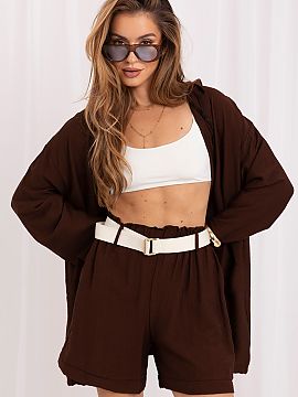 Shorts Rue Paris  Women\'s fabric shorts are the perfect choice for women who appreciate comfort and a fashionable look for everyday wear. Thanks to the unive
