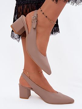 Heel sandals Step in style  Women\'s sandals of Polish production are an elegant proposal for women who appreciate high quality workmanship and timeless style. Carefull