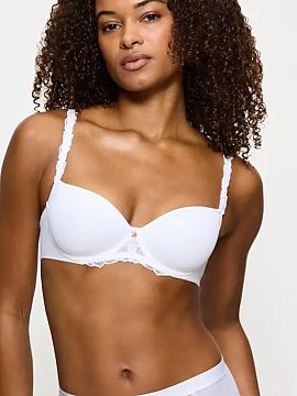 Padded bra Triumph  The balconette type Wild Azalea Florale WHP 10219858-0003 underwired bra is a harmonious combination of comfort, elegance, and modern design